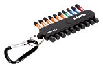 Bahco Torsion bit set 10 Pieces, Phillips, Pozidriv, Torx