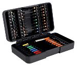 Bahco Torsion bit set 54 Pieces, Hexagon, Phillips, Pozidriv, Slotted, Torx