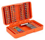 Bahco Torsion bit set 54 Pieces, Hexagon, Phillips, Pozidriv, Slotted, Torx