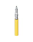 Belden, 9222 series Tinned Copper Braid Yellow Triax cable, 6.12mm OD 152m, 50 Ω impedance