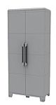 RS PRO 2 Door Plastic  Lockable Floor Standing Storage Cabinet, 780 x 430 x 1840mm