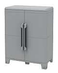 RS PRO 2 Door Plastic  Lockable Floor Standing Storage Cabinet, 780 x 430 x 1010mm