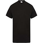 RS PRO Black Cotton Short Sleeve T-Shirt, UK- XXL, EUR- XXL