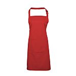 RS PRO Red Reusable Cotton, Polyester Apron, 860mm