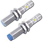 RS PRO Capacitive Threaded Barrel Proximity Sensor, M12, 4 mm Detection, PNP NO, 10 → 30 V dc