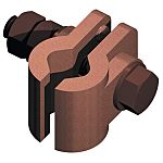 WJ Furse Copper Alloy Earth Clamp Nominal Rod dia. 9.5mm