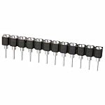 20 Way HARWIN Vertical Through Hole 2.54mm SIL Socket, Solder, 1A