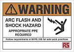 RS PRO General Hazard Hazard Warning Sign (English)