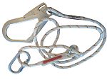 Protecta 2m Work Positioning Work Positioning Lanyard Screw Karabiner Single