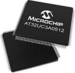 Microchip, 32bit AVR32, Atmel AVR Microcontroller, 66MHz, 512 kB Flash, 144-Pin LQFP
