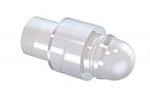 1265.1001 MENTOR, Rear Panel Mount LED Light Pipe, Clear Dome Lens