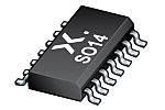 Nexperia 74HC132D,653, Quad 2-Input NAND Schmitt Trigger Logic Gate, 14-Pin SOIC