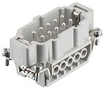 RS PRO Heavy Duty Power Connector Insert, 16A, Male, 10 Contacts