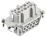 RS PRO Heavy Duty Power Connector Insert, 16A, Female, 10 Contacts