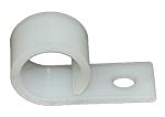RS PRO Natural Nylon Cable clip, 12.7mm Max. Bundle