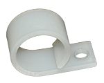 RS PRO Natural Nylon Cable clip, 19.1mm Max. Bundle