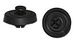 RS PRO Round Anti Vibration Mount, Rubber Foot