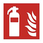 PVC Fire Safety Sign, Self-Adhesive, 500 x 500mm