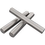 RS PRO Zinc Plated Mild Steel Threaded Rod, M4, 25mm