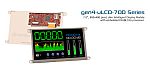4D Systems gen4-uLCD-70DT-PI TFT LCD Ekran Modülü / Dokunmatik Ekran, 177.8mm, 800 x 480piksel