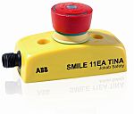 ABB Jokab Smile 11 EA Tina Series Twist Release Emergency Stop Push Button, Panel Mount, IP65