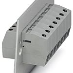 Phoenix Contact HDFK 25 Series Feed Through Terminal Block, 25-Contact, 15.1mm Pitch, Panel Mount, 1-Row, Screw
