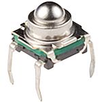 IP60 Top Tactile Switch, SPST 50 mA 6.65mm Through Hole
