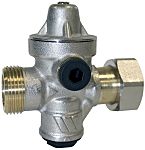 Watts Pressure Reducing Valve, 3/4 in Free union nut