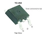 Vishay Siliconix TrenchFET P-Channel MOSFET, 100 A, 40 V, 3-Pin DPAK SQD40061EL_GE3