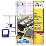 Avery White Adhesive CD & DVD Label Sheet, Pack of 25