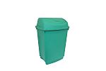 Contenedor RS PRO Verde con tapa basculante de 50L de Plástico