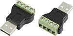 RS PRO Straight, Cable Mount, Plug Type A 3.0 USB Connector
