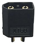 Conector de potencia compacto Macho RS PRO, 2P, 500 V dc, 30A