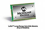 Modul přijímače RF RN2903A-I/RM105 2.1 → 3.6V Microchip
