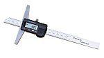 RS PRO 200mm Imperial & Metric Depth Gauge, Stainless Steel, With UKAS Calibration