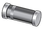 Nexperia 1.6 (Dia.). x 3.7mm Jednoduchý 250mA 0.9V BZV55-C51,115 +200 °C. 500 mW 50nA 180Ω -65 °C Povrchová montáž 52V
