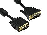 RS PRO, Male DVI-A to Male SVGA  Cable, 5m