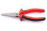 RS PRO Flat Nose Pliers, 160 mm Overall, Straight Tip, 50mm Jaw