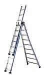 TUBESCA Aluminium Combination Ladder 9 steps 2.65m open length