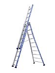 TUBESCA Aluminium Combination Ladder 10 steps 2.93m open length