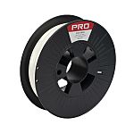 RS PRO 2.85mm White PLA Satin 3D Printer Filament, 500g