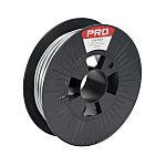 RS PRO 2.85mm Silver PLA Satin 3D Printer Filament, 500g