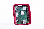 Raspberry Pi Plastic Case for use with Raspberry Pi 3A+ in Red, White