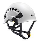 Petzl Vertex Vent White Safety Helmet with Chin Strap, Adjustable, Ventilated