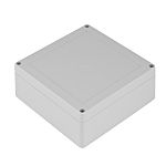 Caja RS PRO de ABS Gris, 119.8 x 119.8 x 60.1mm, IP65, Apantallada