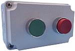 Ovládací tlačítková stanice, řada: LPZM IP66, IP67 Zelená, červená
