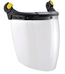 Petzl Clear Flip Up PC Face Shield, Resistant To Electric Arc, High Speed Particles, Liquid Splashes