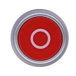 Push Button Head Red 22mm Round "0"