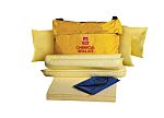 Kit para derrames RS PRO, contiene 2 x Pillows, 3 x Haz, 55 x Pads, 6 x 1.2m Sock, capacidad de absorción 70 L, para