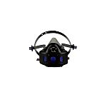 3M HF-800SD Series Half-Type Respirator Mask with Replacement Filters, Size Small